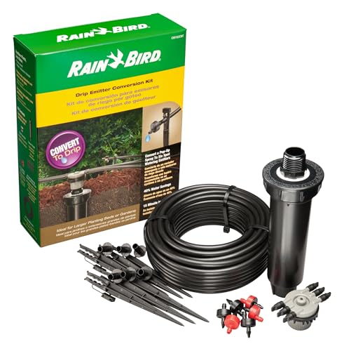 Rain Bird CNV182EMS Drip Irrigation Sprinkler Conversion Kit 1800 Series Pop-Up to 6 Drip Emitters with 1/4 Tubing