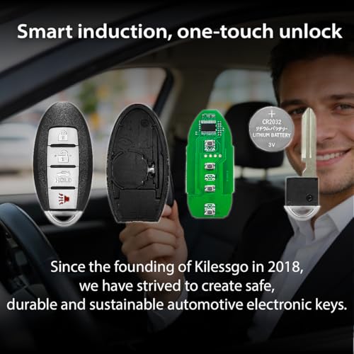 Mando llavero CWTWBU735 para sustituir la llave desgastada de Nissan Maxima 2014 3