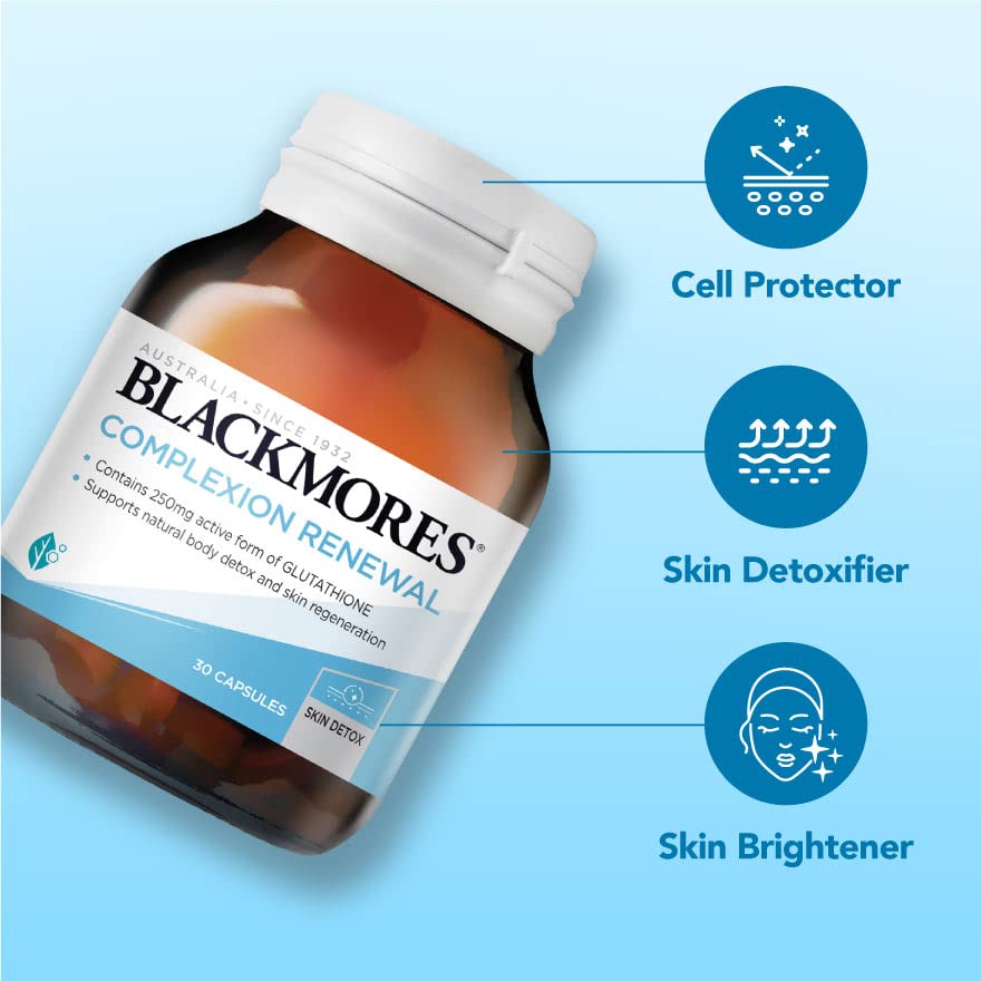 Blackmores Complexion Renewal Capsules (30s) For Skin & Beauty Needs : Amazon.sg: Beauty Blackmores Complexion Renewal Capsules (30s) For Skin & Beauty Needs : Amazon.sg: Beauty