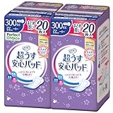 Perfect Choice(パーフェクト チョイス) パーフェクトチョイス リフレ 超うす安心パッド 300cc 20枚×2袋 【Amazon.co.jp限定】