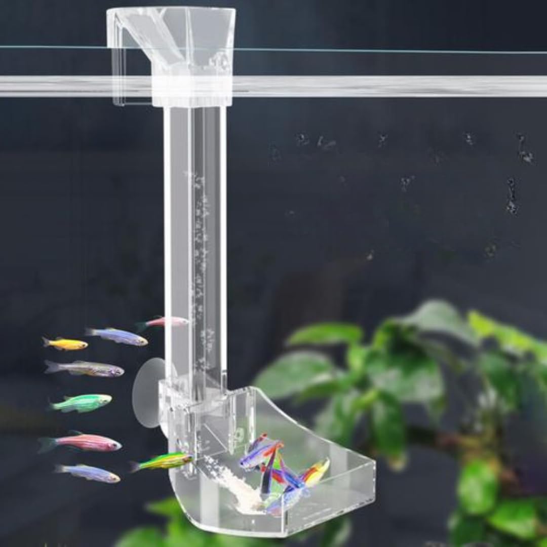 SANSEFERO Acrylic Premier Plants Aquarium Feeding Dish Set For Fish Shrimp Fish Tank Feeding Tube For Aquarium Fish Feeder 21 Cm Tube Kit With Fish For Aquarium Feeding Combo (F-21) (B0CZHVYK4B) Amazon Price History, Amazon Price Tracker
