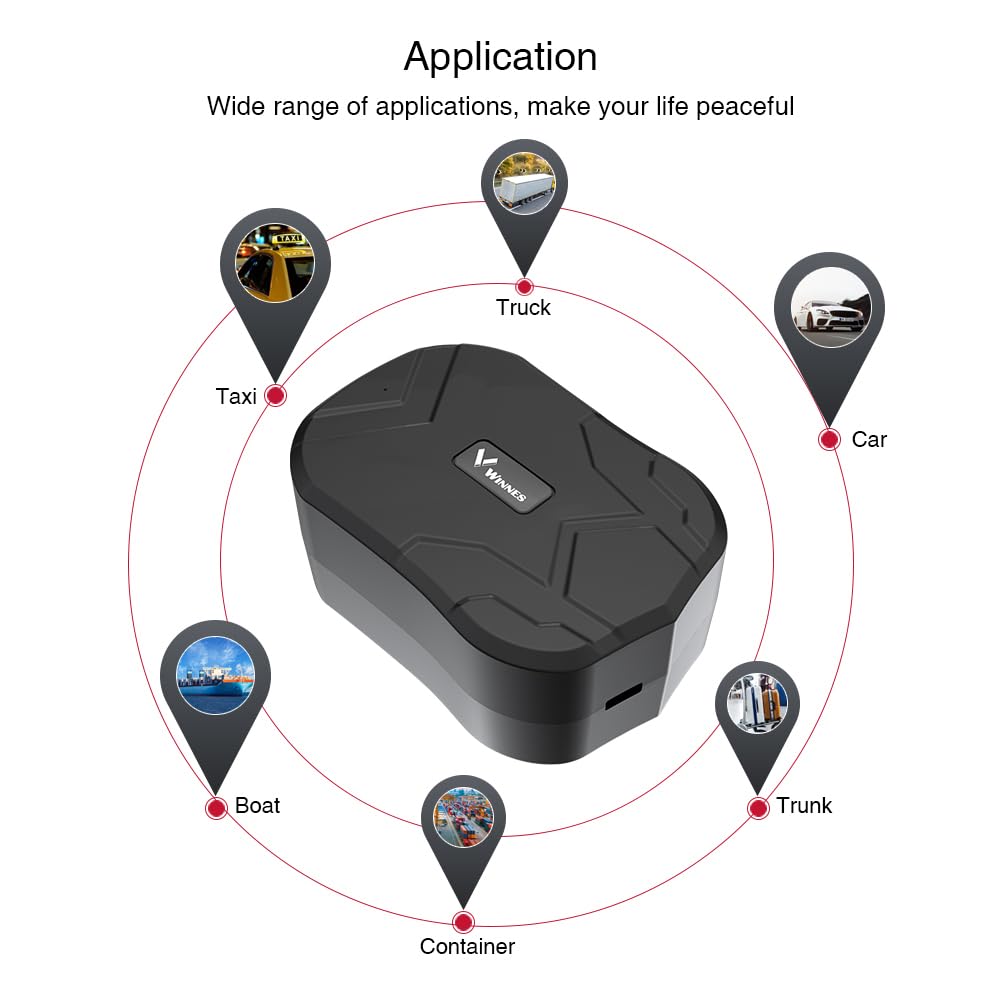Localizzatore GPS con microfono Professionale GPS Tracker per Auto/Barca Localizzatore Tracciatore Posizione in Tempo Reale Impermeabil Magnete Potente Geo-fence 20000mAh APP Senza Abbonamento TK905C