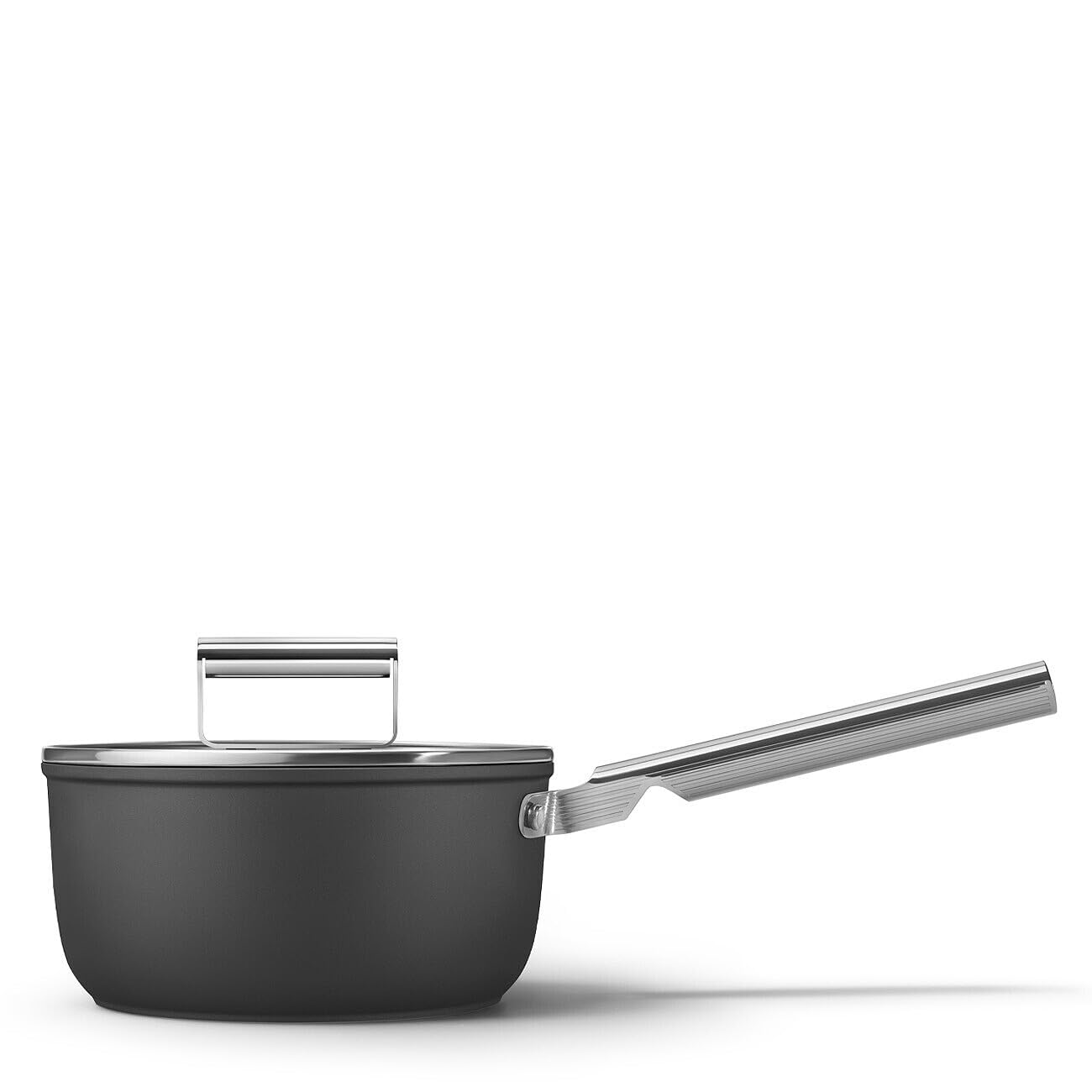 Smeg Black Saucepan 20Cm In