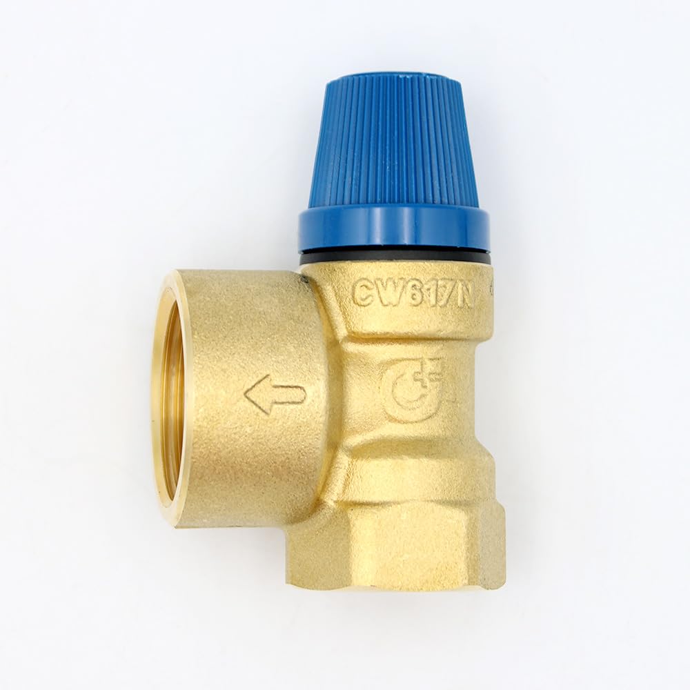 Caleffi Membran Sicherheitsventil 3/4 x 1 Zoll Ansprechdruck 6 bar Überdruckventil Druckventil Heizungsventil Druckbegrenzungsventil Membranventil