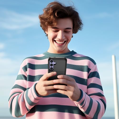 Coque antidérapante Samsung S24 Plus Pilaru noire pour éviter les chutes et bris d'écran - 7