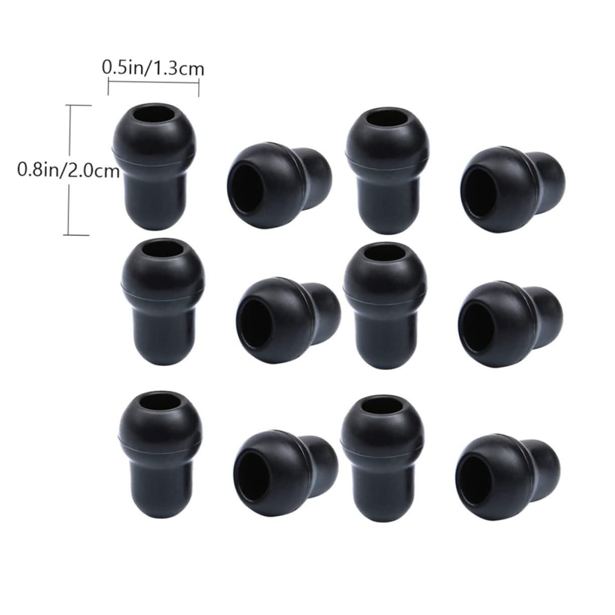 LAPYAPPE 12 Pcs Earplugs for Non- Non- Non-Medical Stethoscope Hospital Clinic Ear Tip Replacement