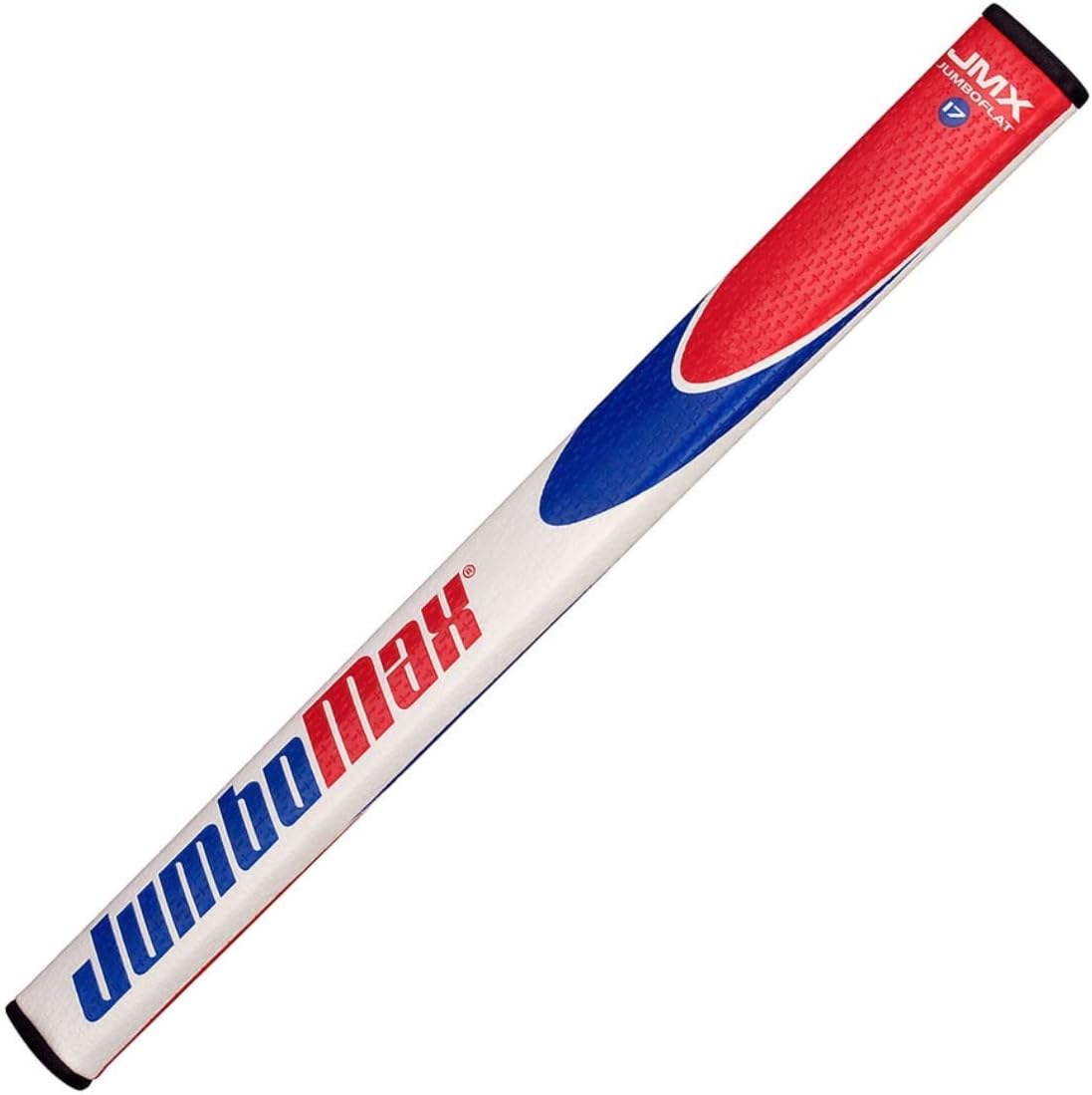 JumboMax Putter Grips JumboFlat 17 Golf Putter Grip, Oversize ArmLock Grip Profile, Red/White/Blue