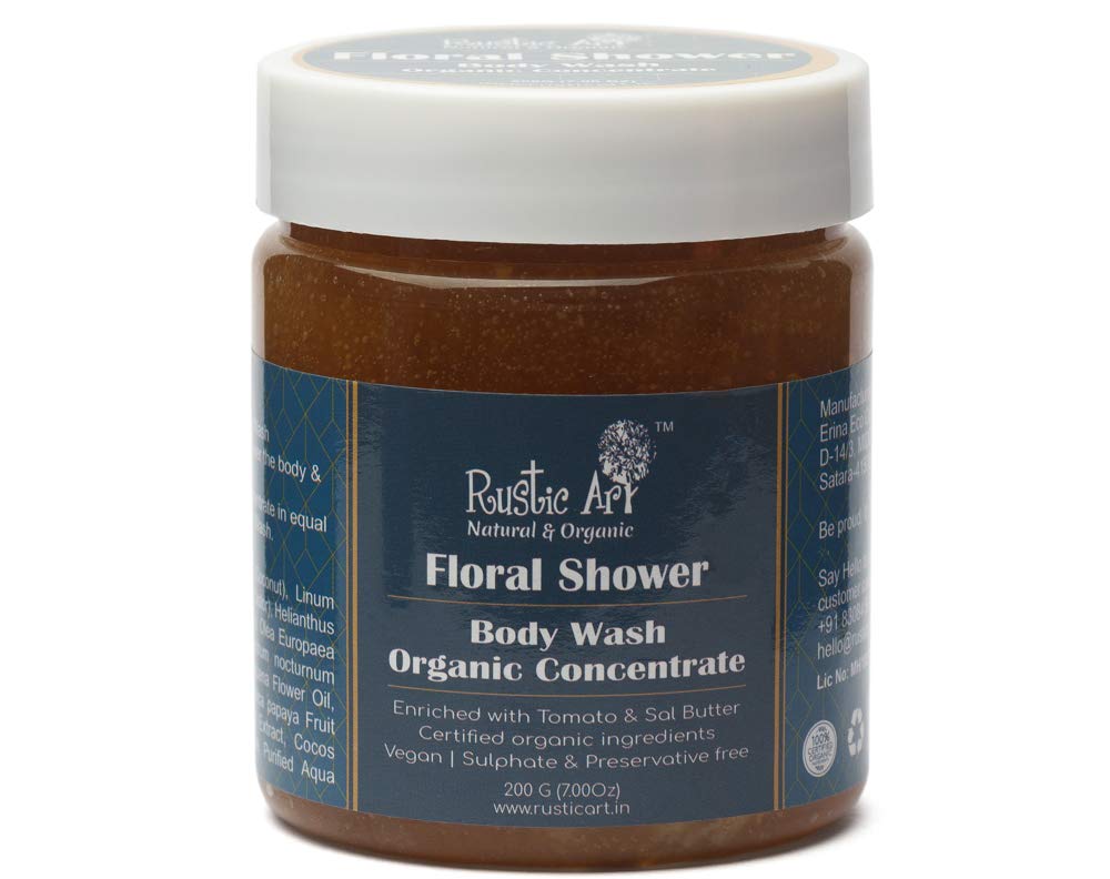 Rustic Art Floral Shower Body Wash Concentrate | Gentle Fruit & Floral Blend | Sulphate and Paraben Free | Smooth, Bright, Refreshing Skin | 200 g-image-31