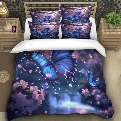 Housse de couette hypoallergénique Chien Noir 3D avec fermeture éclair