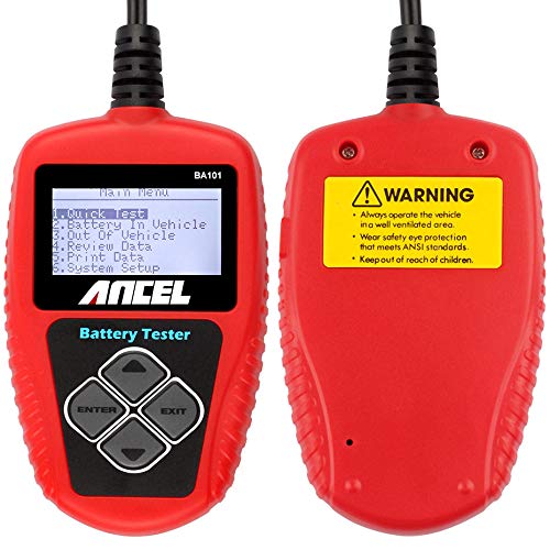 Obd2 Scanner Reviews » Blog Archive » New BA101 Car Battery Tester 12V