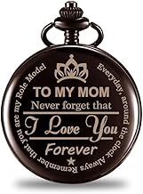 exciting Lives Mom Pocket Watch - Gift for Christmas, Christmas Day, Birthday, Anniversary, Gift for Mother, Mom, Maa, Mother-in-Law, Gift for mom, Christmas Gifts