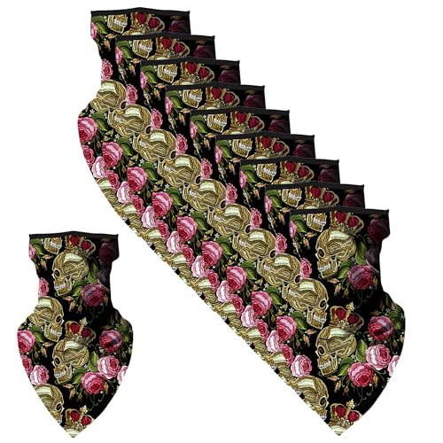 Pañuelos unisex de poliéster WedDecor con cinta elástica, pack de 10 unidades transpirables