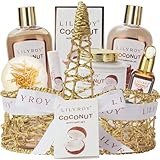 Valentines Day Gifts for Women and Men - 8-Piece Luxury Bath & Body Gift Set for Women Self Care Kit Spa Gift Baskets | Mothers Day Gifts for Mom, Birthday, Christmas Gift, All Occasion Present