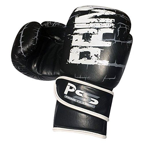 Gant de boxe d'entraînement en cuir véritable d'arts martiaux finition 1060