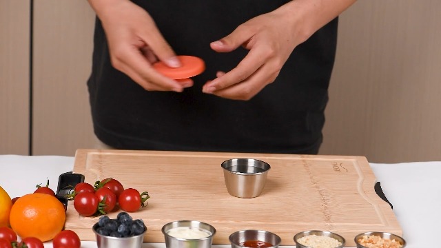 4 Recipientes De Acero Inoxidable Para Salsas - 45 Ml, A Prueba De Fugas, Ideales Para Loncheras Y Picnics