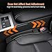 Nakonic 2 Pack Car Seat Gap Filler Organizer Compatible with Toyota Land Cruiser 2024 2025 Accessories,Car Gap Seat Filler Prevents Things Dropping,Seat Gap Filler with Phone Holder(Black)