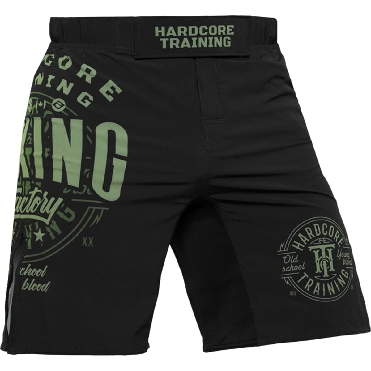 Hardcore Training Fight Shorts Boxing Factory Men's Hombre Pantalones Cortos MMA BJJ Boxeo Grappling Fitness No Gi