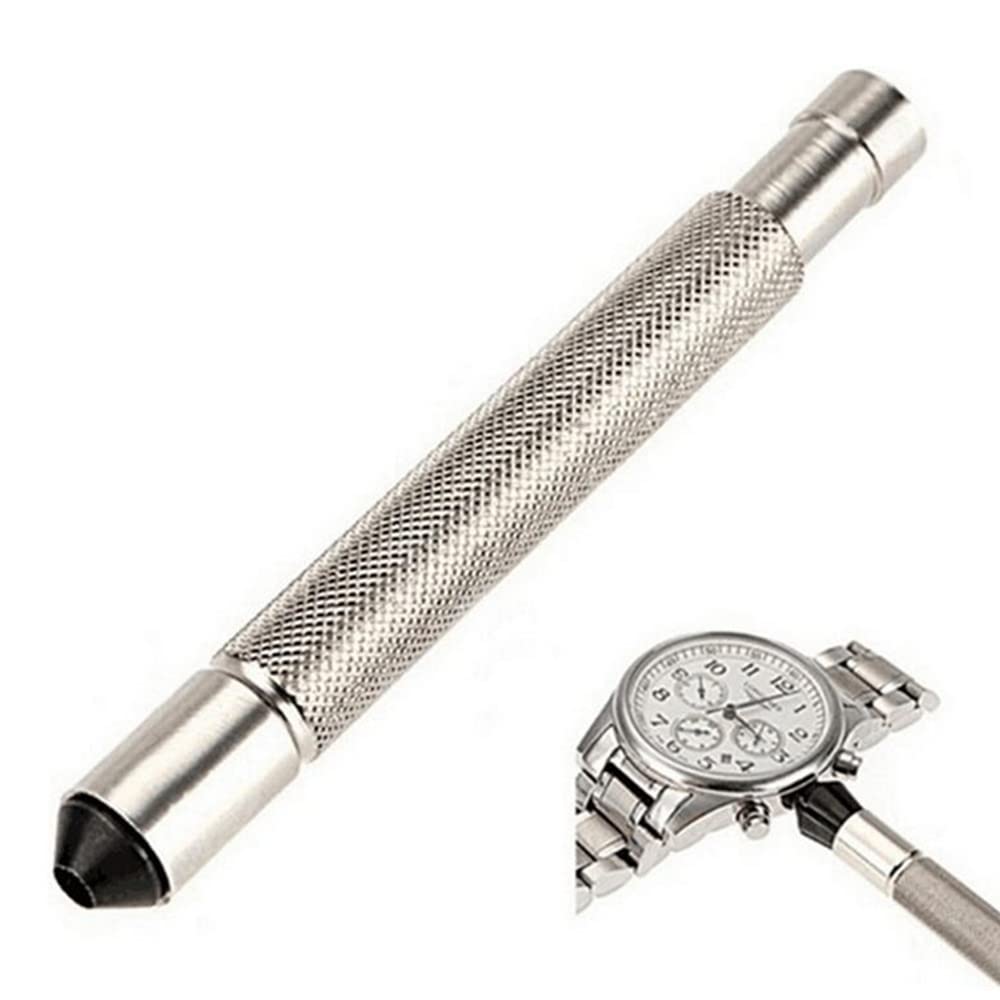 MOUDOAUER Edelstahl Handuhr Krone Winder Helfer Mechanische Wicklung Uhrmacher Reparatur Werkzeug Uhrmacher Werkzeug Uhrmacher Werkzeug, 7Pcs Set
