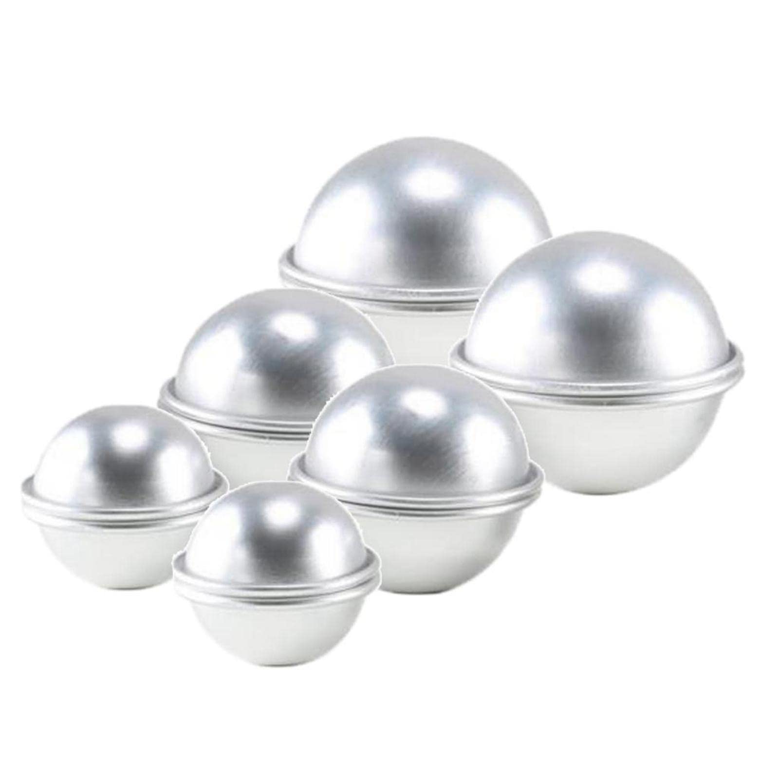 2x6pcs Bath Bomb Molds Aluminum DIY Ball Cake Bath Bomb Mould |Home & Garden | Kitchen, Dining & Bar | Baking Accs. & Cake Decorating | Other Baking Accessories-image-46