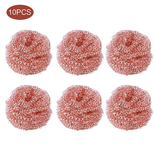 Image of Fafeicy 10Pcs Soldering Iron Tip Cleaning Wire, Brass Cleaning Wire Solder Tip Wire Cleaner Brass Steel Alloy for Cleaning Soldering Irons and Tips
