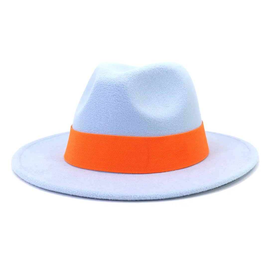 Cappello Fedora formale a tesa larga in feltro cappello di lana per festa di nozze cappello nastro Panama Sombrero Jazz Cap