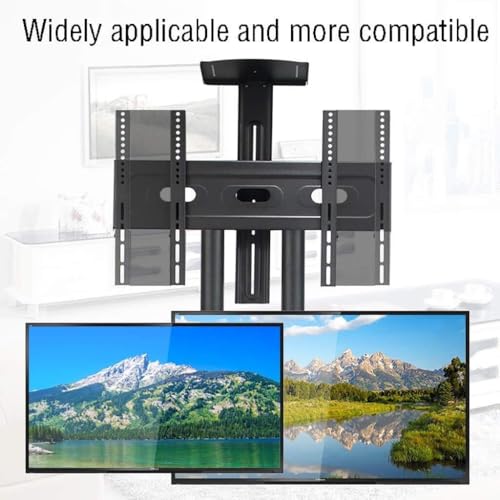 Soporte rodante ajustable en altura para TV 32-65 pulgadas miniatura 4