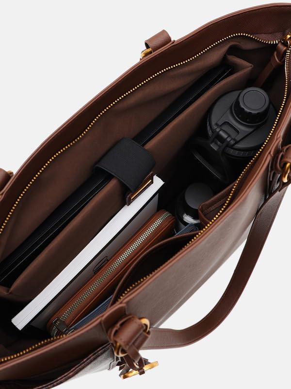 Image of Kazo Karl Tote | Premium Faux Leather Handbag for Women | Minimalist Structured Shopper for Work & Transit