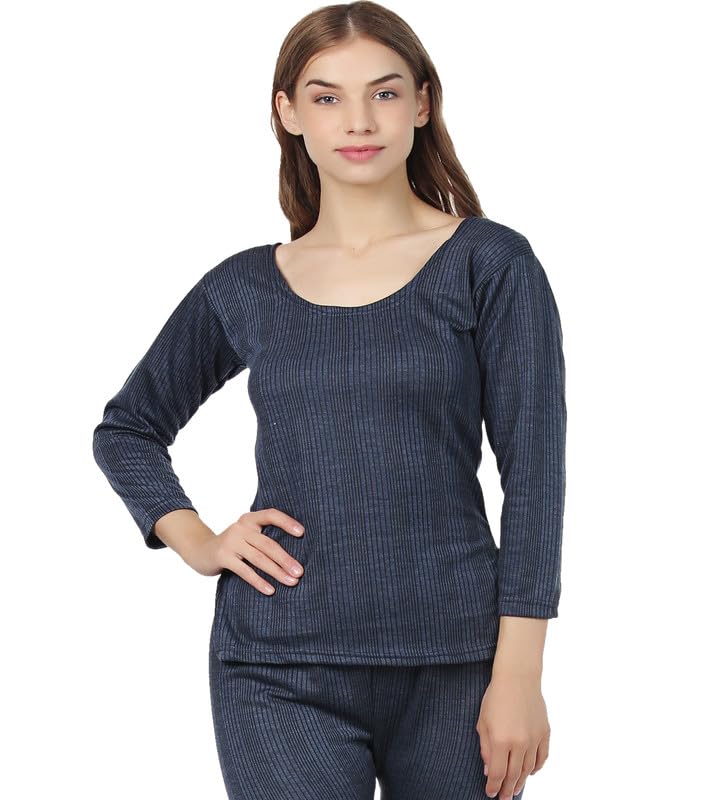 Women's Winter Warmer Thermal Vest 3/4 Sleeves Ultra Soft Scoop Neck Winter Inner Wear Camisole Top