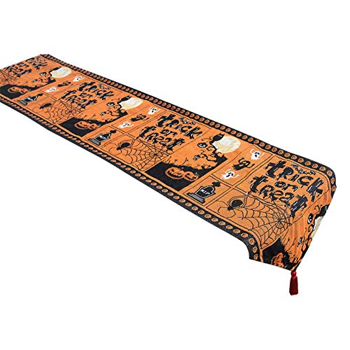 FulMin Tovaglia di Halloween con Nappe per Decorazioni...