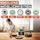 UNBOX Airfryer Zubehör Set 15-teilig für COSORI 4,7L, Tefal 4,2L, Ninja 5,2L - Heißluftfritteuse Zubehör mit Silikon Backform - BPA-frei, inkl. E-Rezeptbuch