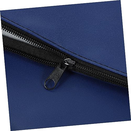 2Pcs PU Leather Money Pouches for Cash and Receipts Zippered Bill Storage Bag with Two Pockets for Organizing Money Checks and Small Items2