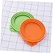 BESPORTBLE 2pcs Food-Grade Silicone Pet Food Can Covers Orange Green Reusable Lids for Sealing Wet Cans Fits Various to Keep Freshness and Prevent Spills