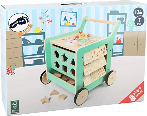 Small Foot 10947 Baby Walker Move it, gemaakt van 100% FSC-gecertificeerd hout, motoractiviteit speelgoed en wandelen… - Afbeelding 8
