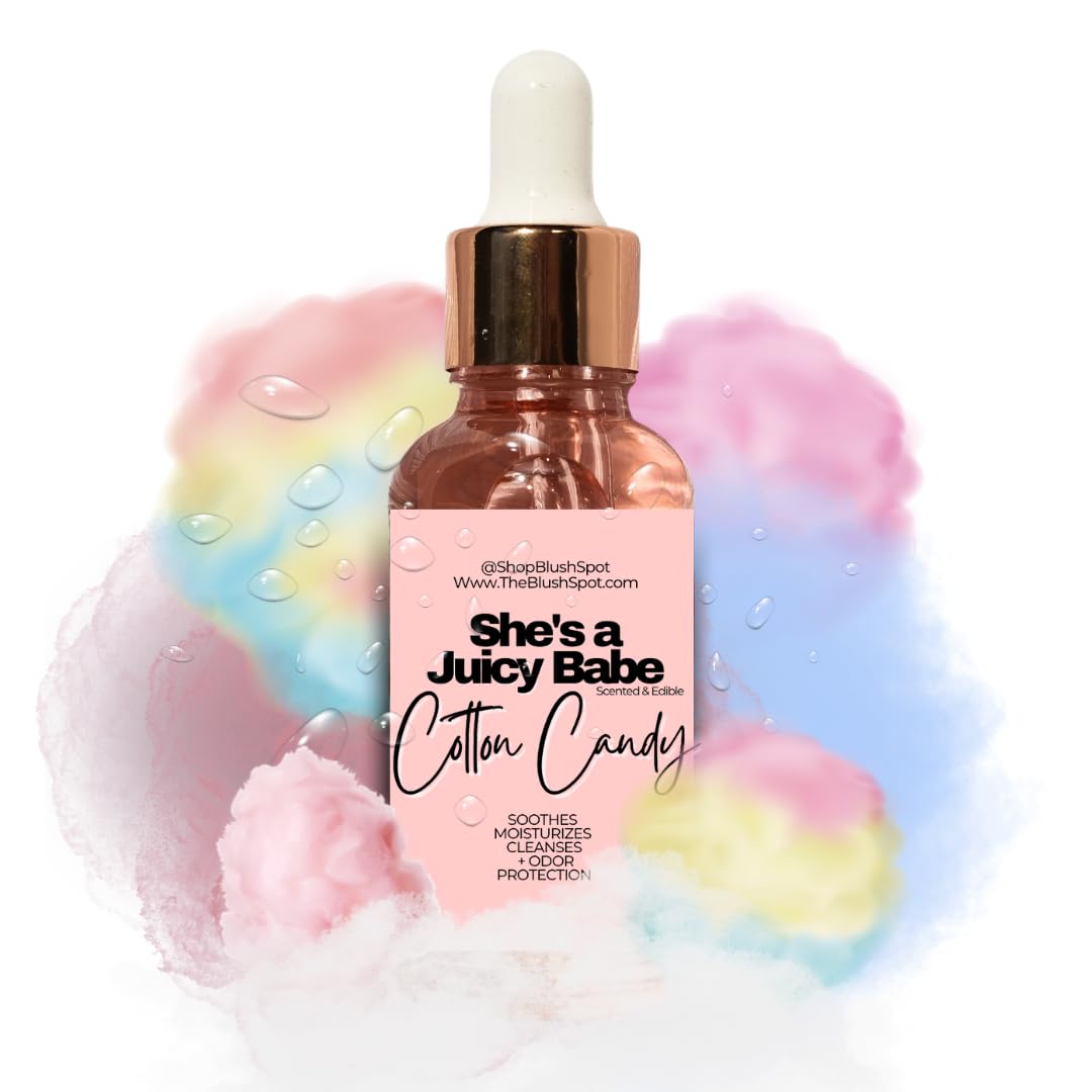 -Cotton Candy Yoni Oil for Women – Feminine Intimate Oil for pH Balance, Ingrown Hairs & Moisturizing – Sweet Scented Natural for Daily Feminine Care Scented NOT Flavored