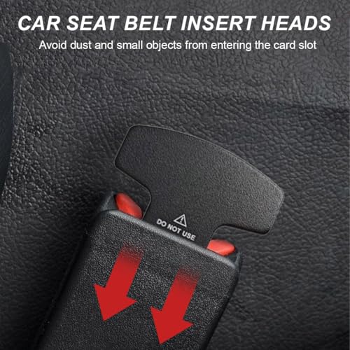 Autozubehörteile, Einfügen, Anschlusskarte, Verschlusszungenstecker, 5,2 * 6,0 Cm, Schwarz, für Langstreckenfahrten, Machen Sie den Fahrer komfortabler(4 Stück