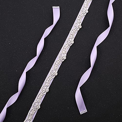Bridal Belt Wedding Belt Handmade Crystal Sashes with Rhinestones Pearls for Bridal Bridesmaid Gowns2
