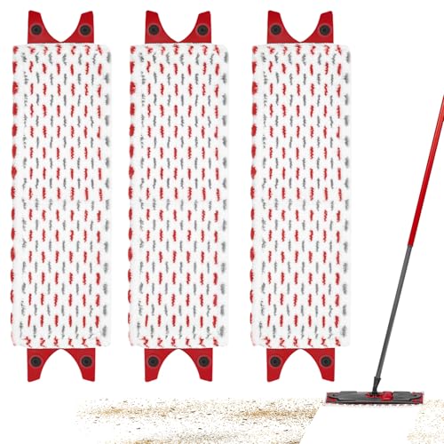 Gebiuhoo Pack de 3 Fundas de Repuesto para fregona Vileda Ultramax, Repuesto para fregona Vileda, fácil de Colocar, Quitar Manchas de Suciedad, Limpiar Suelos