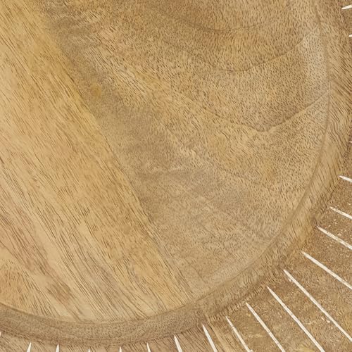 Platos decorativos de madera mango set 4 miniatura 4