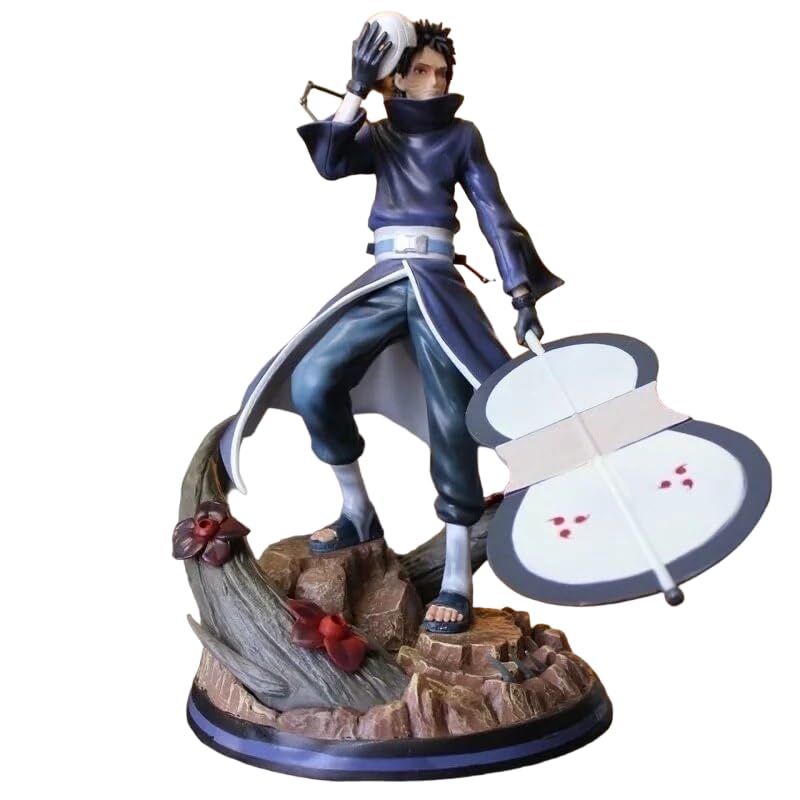 Trunkin Naruto Anime Figures Uchiha Obito Akatsuki Anime Action Figure GK Figma PVC 29CM Statue Weeb Manga Collectible