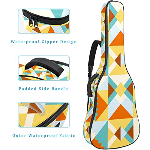 Housse guitare basse acoustique classique imperméable fermeture éclair étui désert - 4