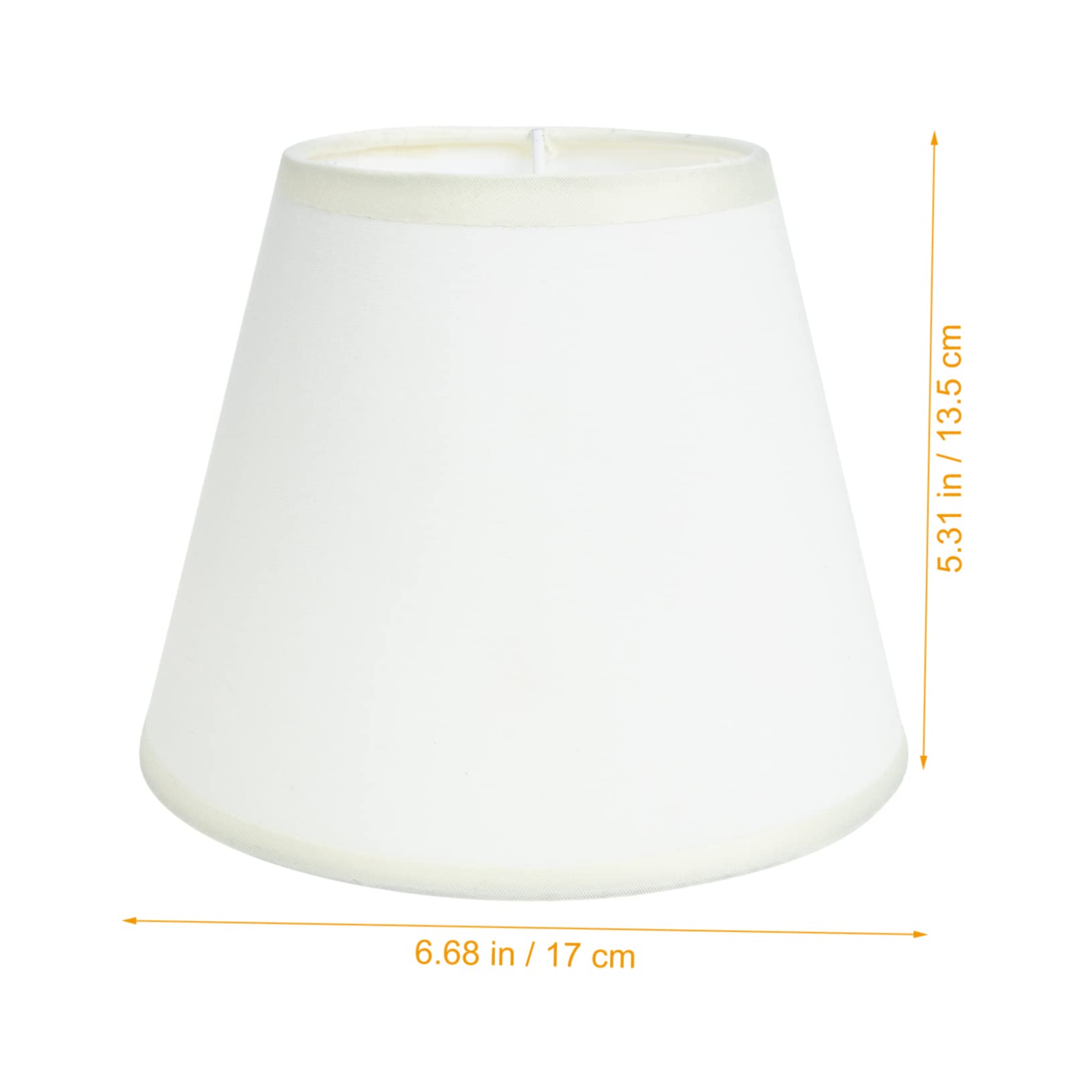 NULYLU Elegant Drum Lamp Shade Block Print Design Small Vintage Style Fabric Lamp Shade for Ceiling Light