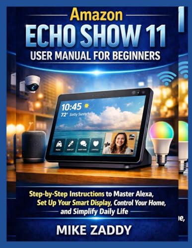 Amazon Echo Show 11 User Manual for Beginners: Step-by-Step Instructions to Master Alexa, Set Up Your Smart Display, Control Your Home, and Simplify Daily Life
