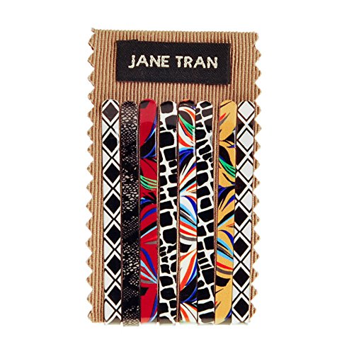 Jane Tran Abstract Expressionist Print Bobby Pin Set (B)