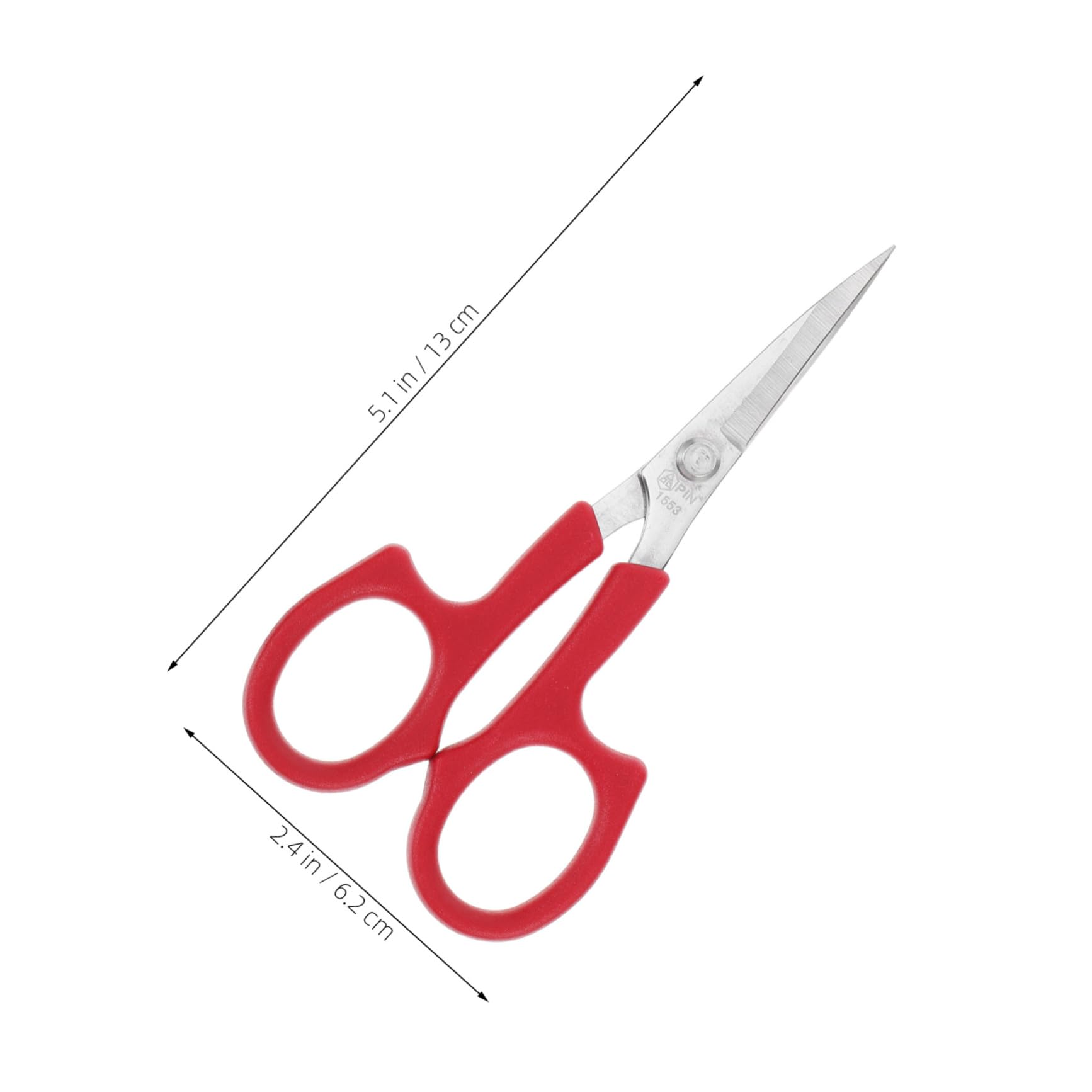 Gogogmee Professional Scallop Scissors for Eyebrow and Nose Hair Trimming Beauty Tool