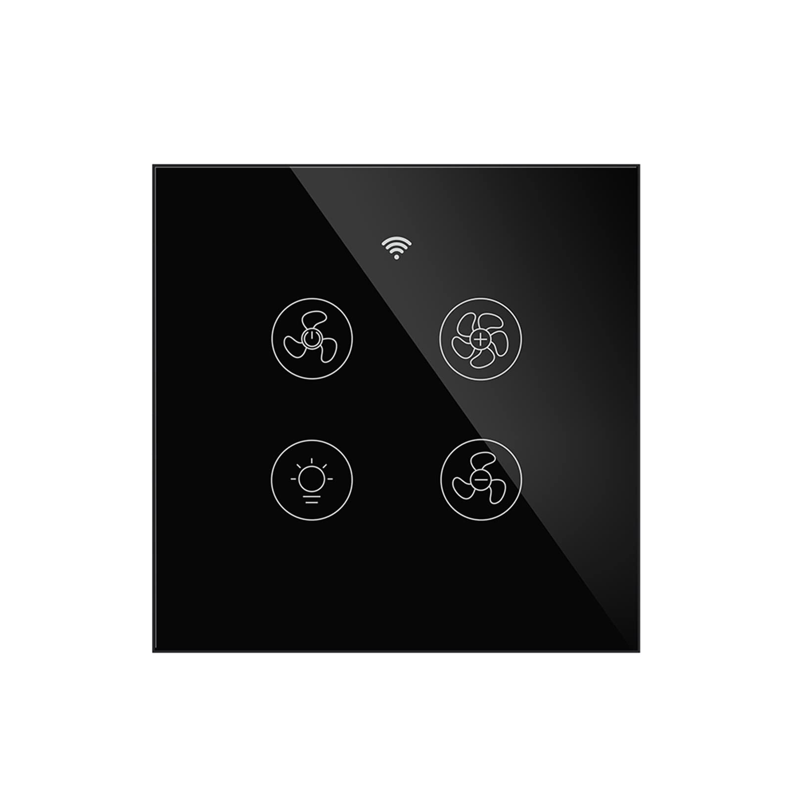 Inteligentny przełącznik WiFi RF Inteligentny wentylator sufitowy Światło 2/3-drożne sterowanie Smart Life RF Zdalne sterowanie prędkością Inteligentny włącznik światła kompatybilny z domem (Kolor: 1)