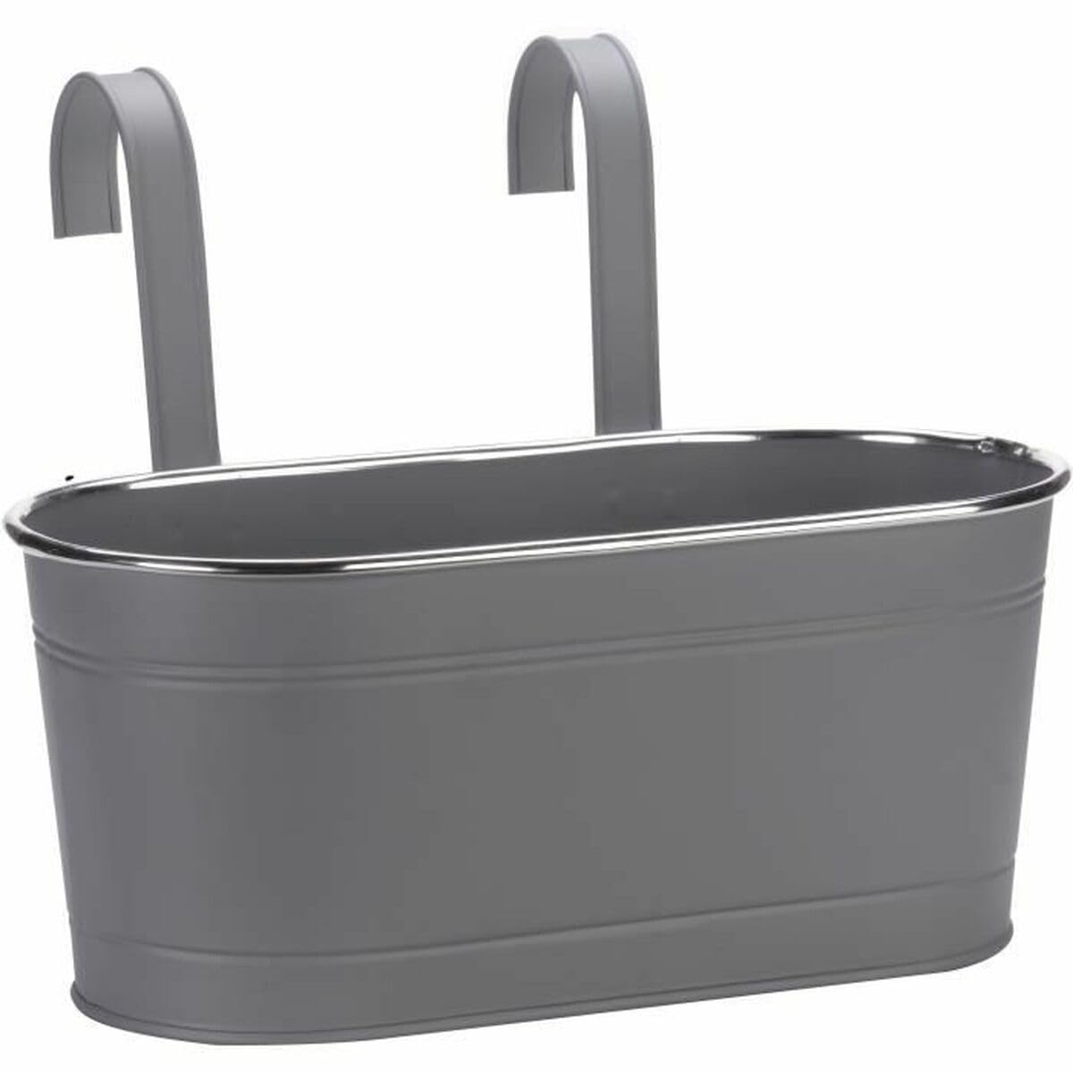 Smart Garden 12 inch Fence & Balcony Hanging Planter Slate