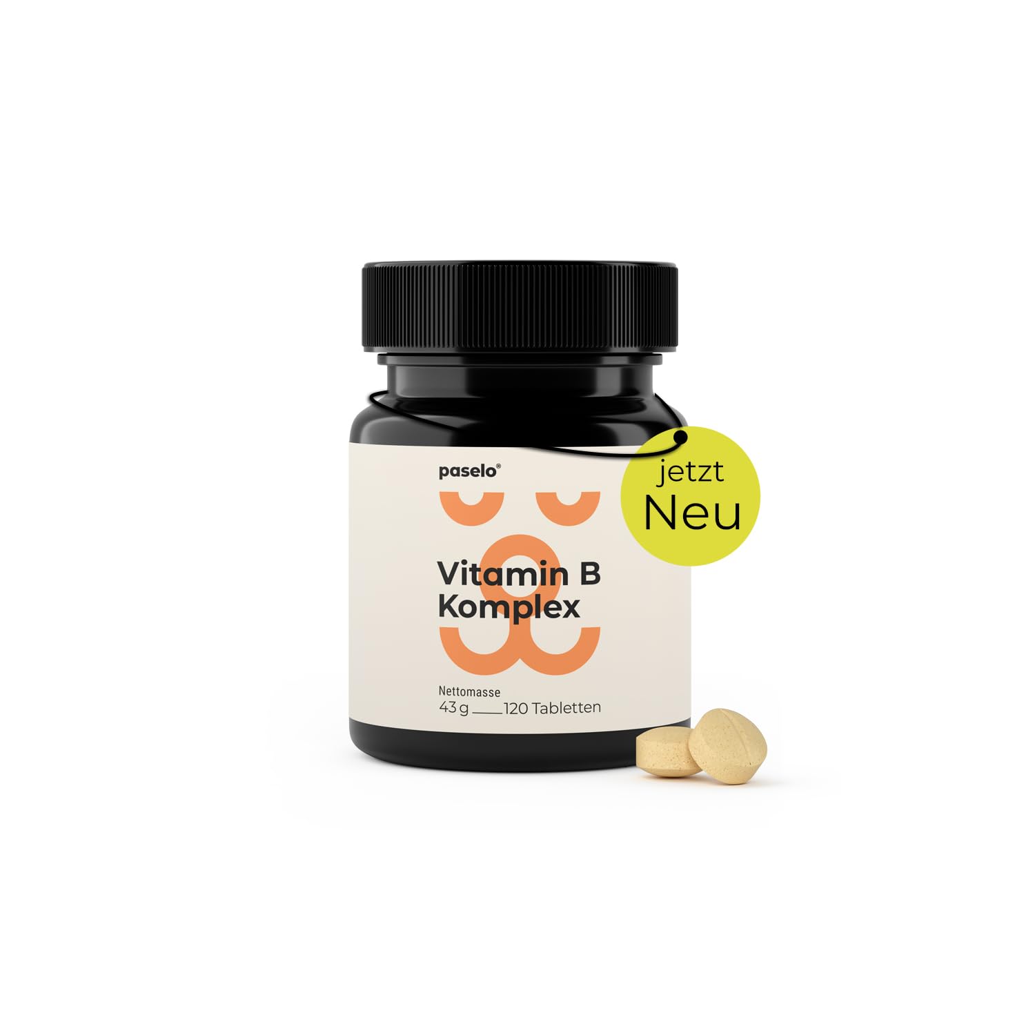 Vitamin B Komplex für Hunde - 120 Tabletten - Hochdosiert: Mit 8 B-Vitaminen (B1, B2, B3, B5, B6, B7, B9, B12) - Mit Tierärzten entwickelt, laborgeprüft & produziert in Deutschland