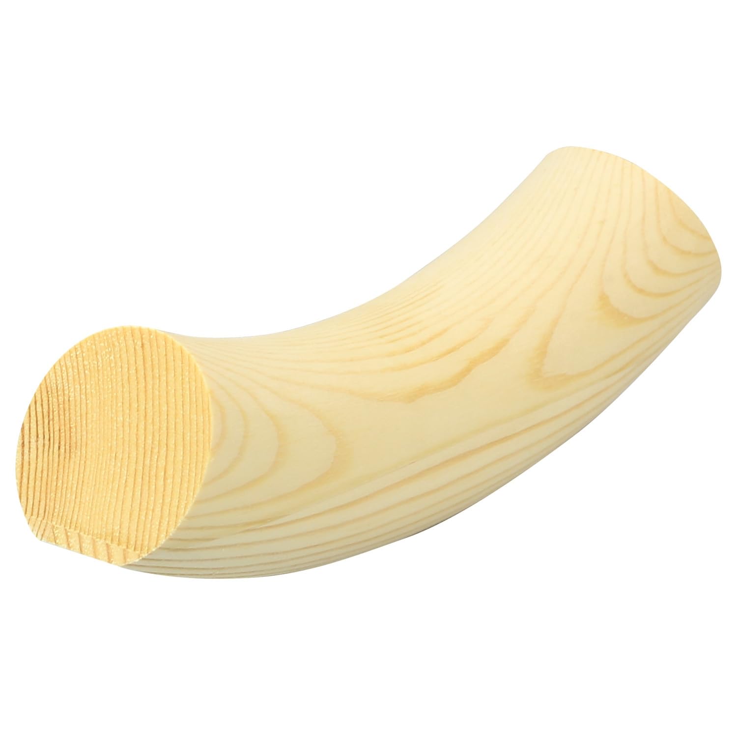 Jackson Woodturners Pine Round Mopstick Handrail Up Ramp – 54mm Diameter Staircase Fitting