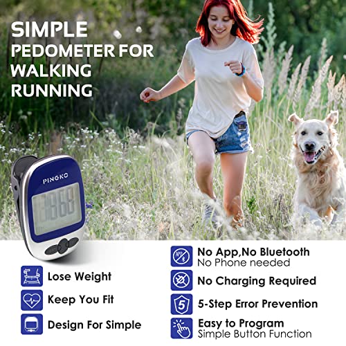 Pingko PK-793 Pedometer Portable Lcd Step Counter thumb #1