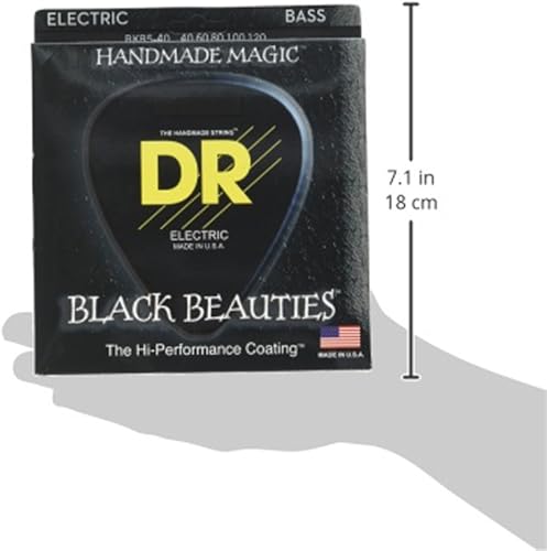 Miniatura 8 de DR Strings Cuerdas para bajo BLACK BEAUTIES (BKB-40)